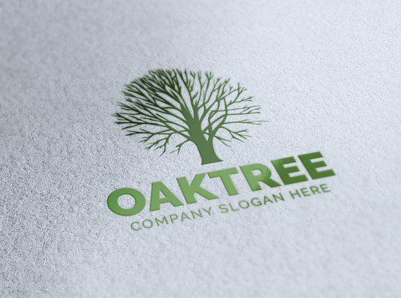 Companies with Oak Tree Logo - Oak Tree Logo ~ Logo Templates ~ Creative Market