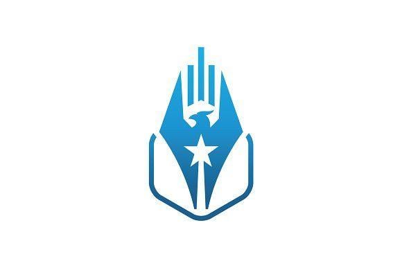 Phoenix Blue Logo - Blue Phoenix Logo ~ Logo Templates ~ Creative Market