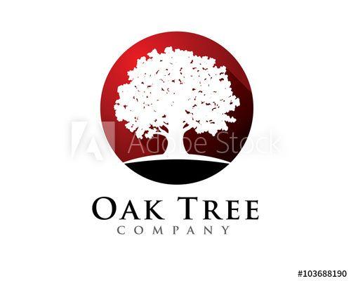 Companies with Oak Tree Logo - oak tree company logo circle this stock vector and explore