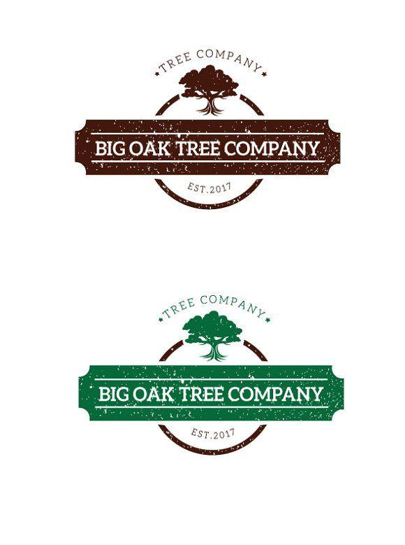 Companies with Oak Tree Logo - Big Oak Tree Logo ~ Logo Templates ~ Creative Market