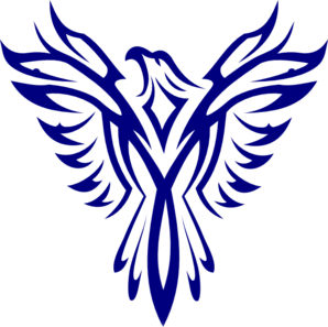 Phoenix Blue Logo - Phoenix-blue Clip Art at Clker.com - vector clip art online, royalty ...