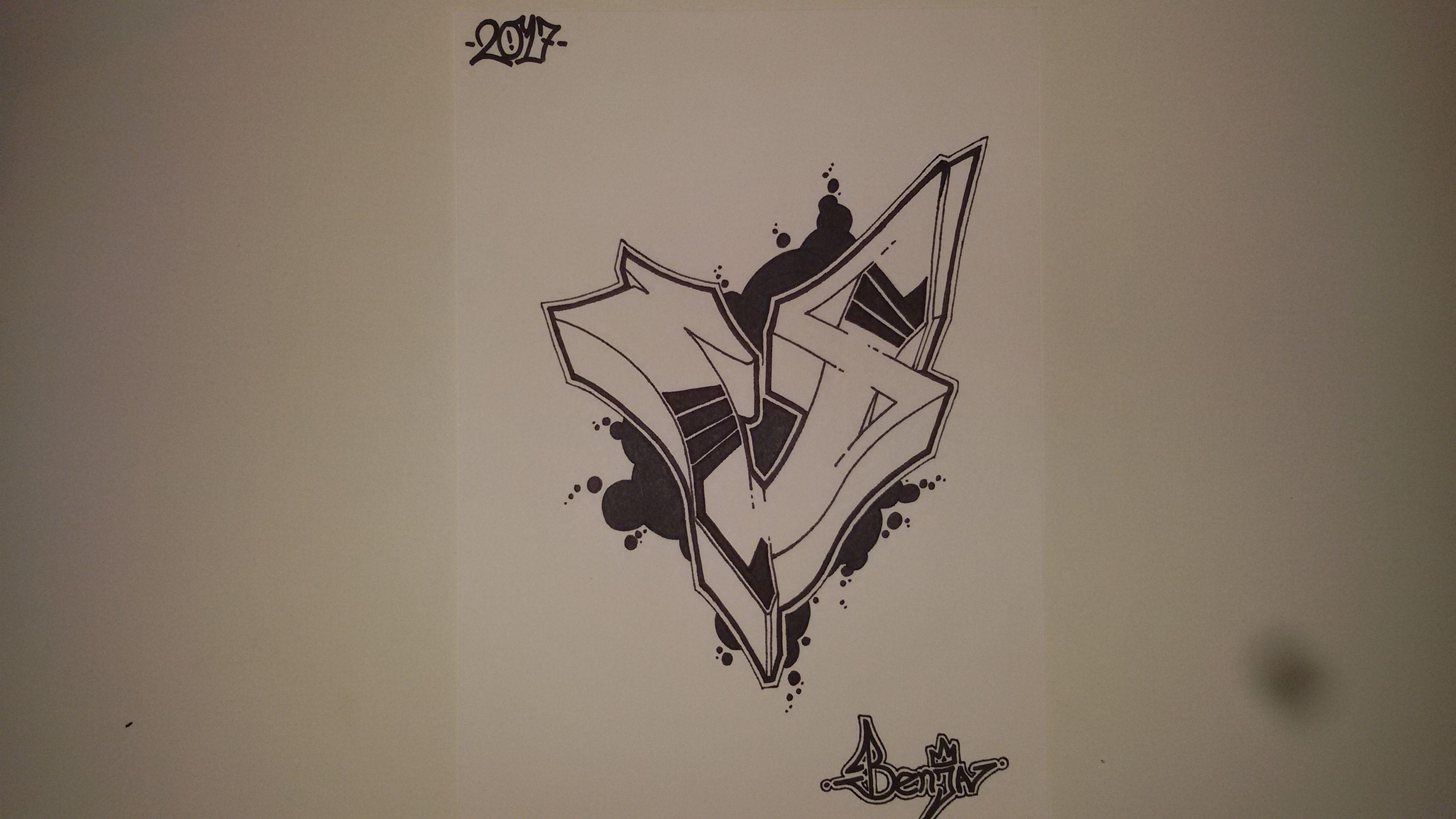 Graffiti Letter V Logo - Graffiti Alphabet ''V''