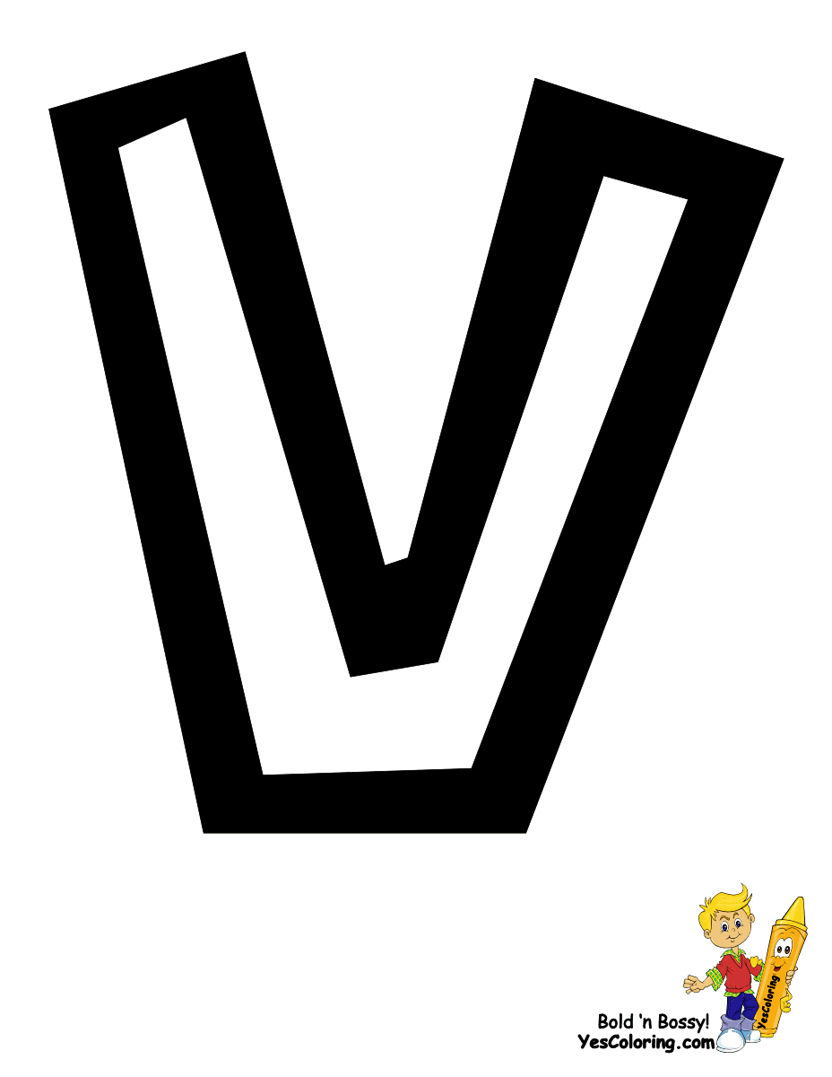 Graffiti Letter V Logo - Graffiti ABC | Free | Super Mario | Numbers | Alphabet Coloring