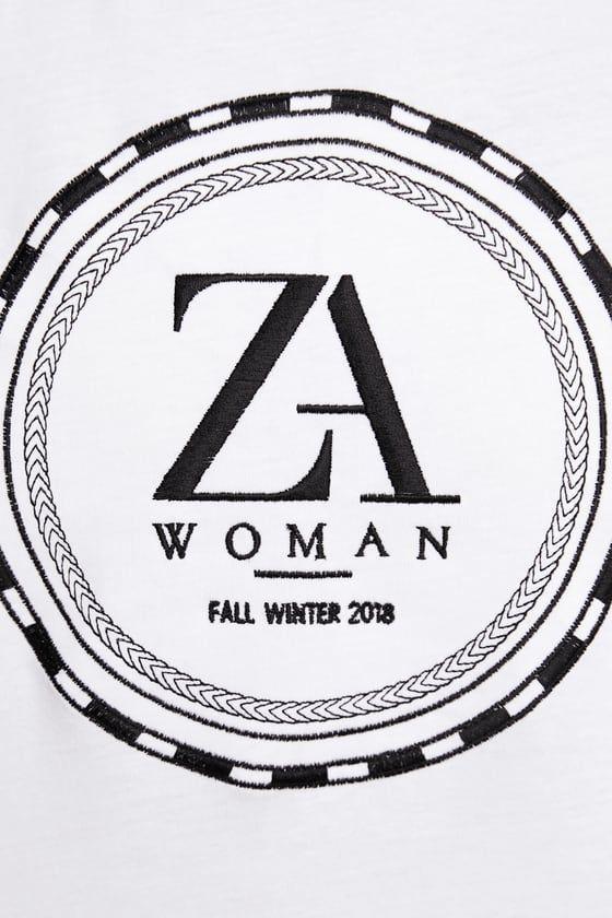 Zara Logo - ZARA LOGO T - SHIRT-View All-T-SHIRTS-SALE-WOMAN | ZARA Spain