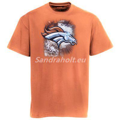 Google Crome Orange Logo - Youth Denver Broncos Orange Chrome Logo T-Shirt Denver Broncos T ...