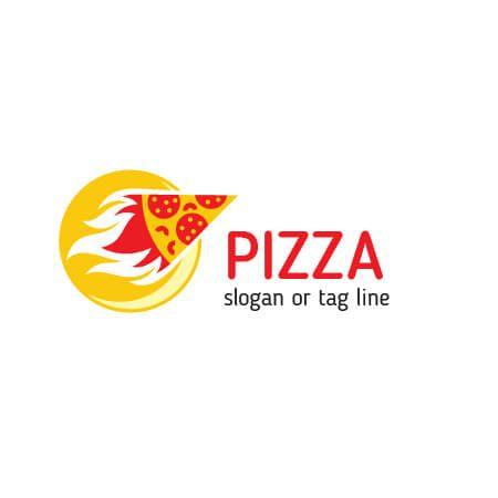 Fast Food and Drink Logo - Buy Fast Pizza Logo Design Template for any pizza related restaurant