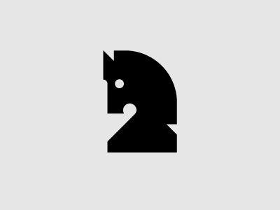 Chess Horse Logo - Chess Knight Redux | Logos (John Hartwell) | Chess, Logo design, Knight
