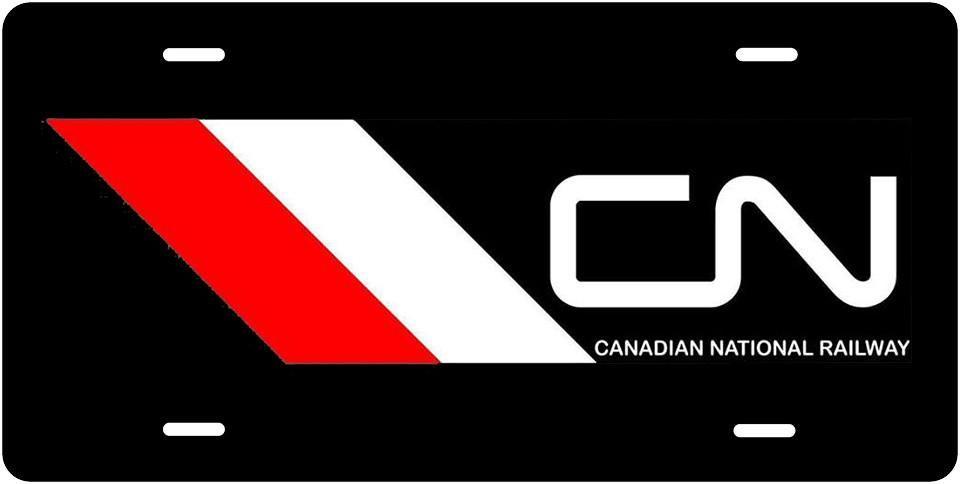 CN Rail Logo - Canadian National (CN) Locomotive License Plate – Mohawk Design
