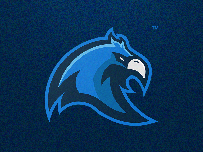 Phoenix Blue Logo - Phoenix Esport Mascot Logo