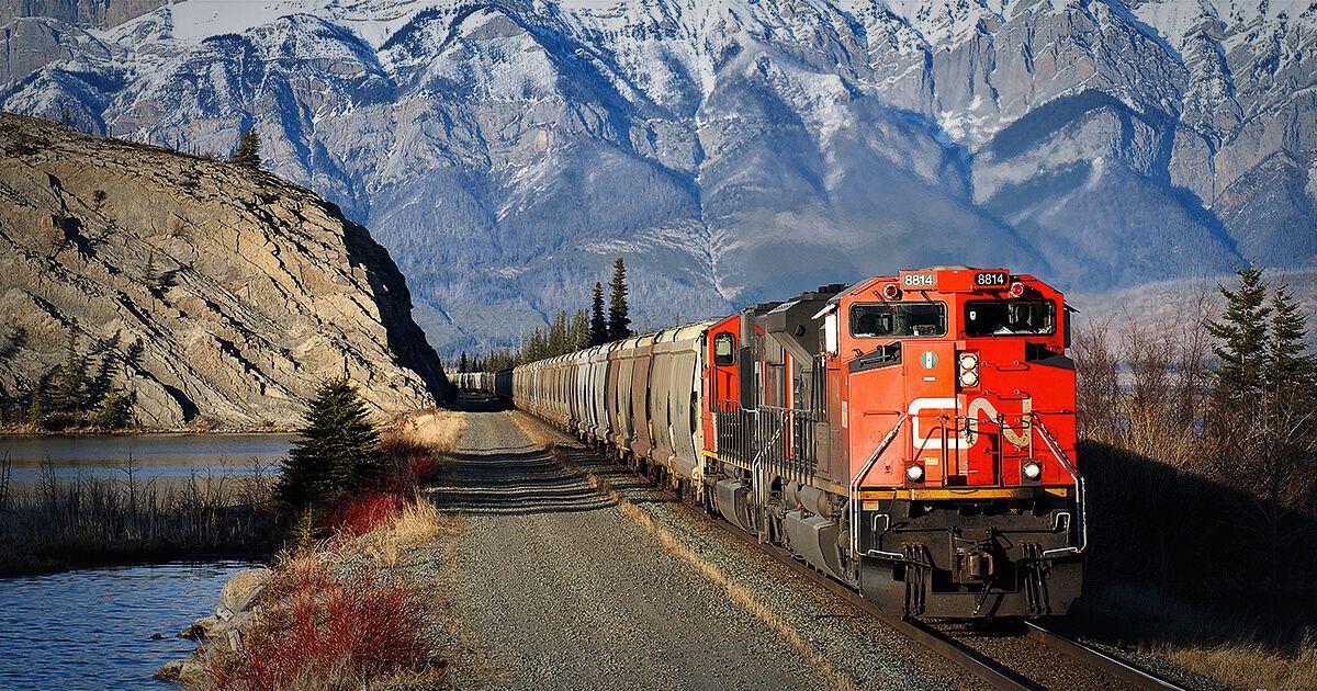 CN Rail Logo - CN - Transportation Services - Rail Shipping, Intermodal, trucking ...