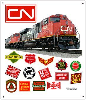 CN Rail Logo - CPR, Canadian Pacific, CN, Canadian National, Railroad, railways ...