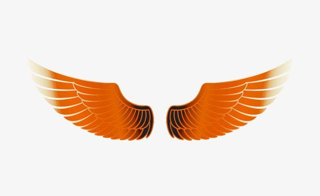 Orange Wing Logo - Orange Wings Free Png, Orange Clipart, Wings Clipart, Orange Wings ...