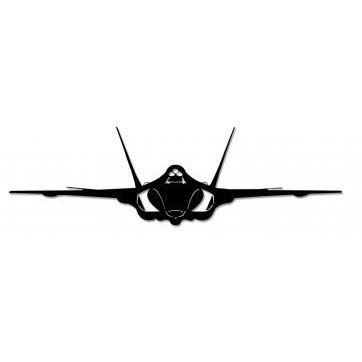 Fighter Jet Logo - F 35 Lightning Aircraft Silhouette Metal Sign Sporty's Wright