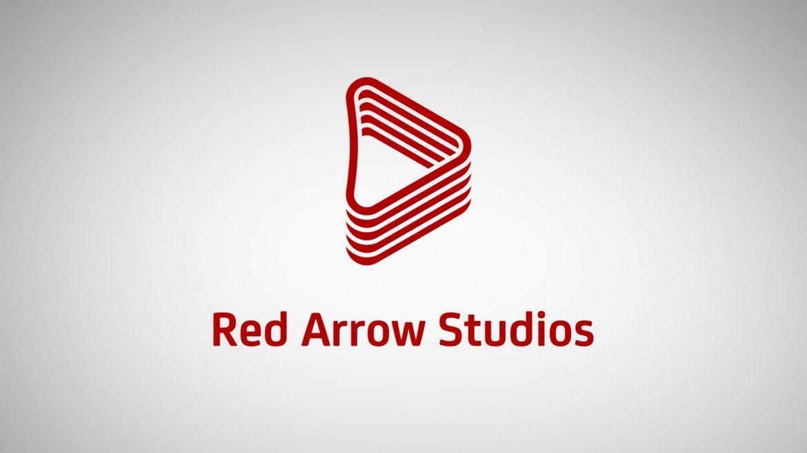 White with Red Arrow Logo - Red Arrow Studios Identity