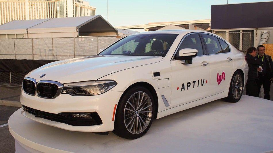 Aptiv Technologies LLC Logo - What it's like to ride in a self-driving Lyft