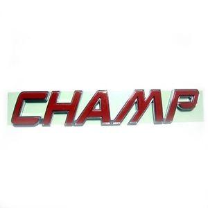 Champ Logo - TOYOTA HILUX VIGO CHAMP GENUINE Emblem DECAL RED LOGO 3D CHAMP | eBay