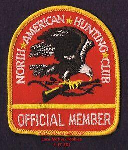 Hunting Eagle Logo - LMH Patch HUNTING CLUB North American NAHC OFFICIAL MEMBER Eagle ...