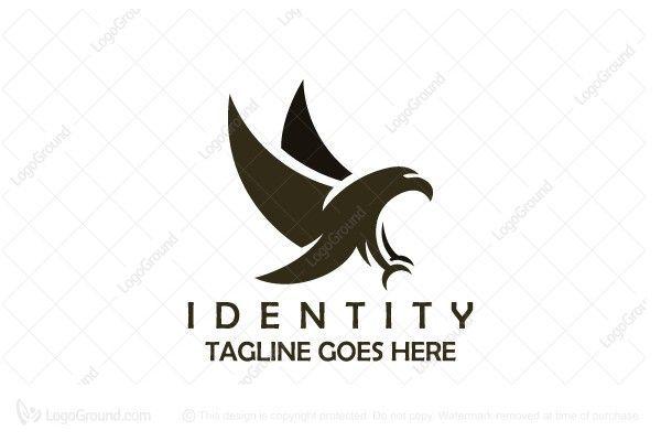 Hunting Eagle Logo - Eagle logo for sale. Logo is created with an eagle that is in a ...