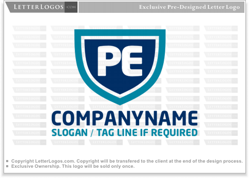 PE Logo - LetterLogos.com - Letter PE Logo ( p-logo-26 )