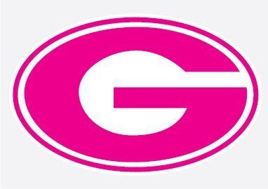 UGA G Logo - GEORGIA BULLDOGS Pink G Logo vinyl decal sticker 5 UGA on PopScreen