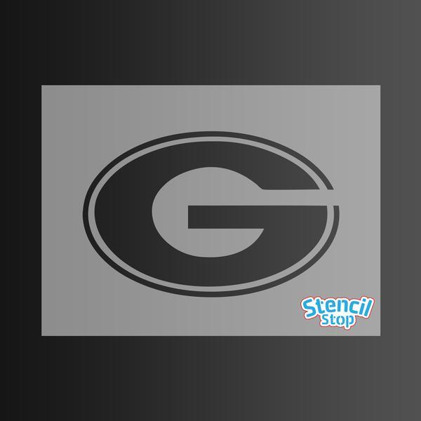 UGA G Logo - Georgia Bulldogs G Logo Stencil – Stencil Stop