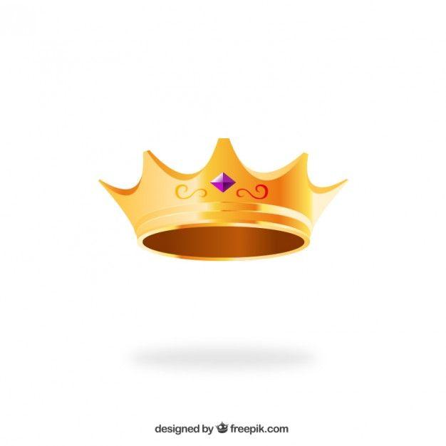 Gold Queen Crown Logo - Golden queen crown Vector | Free Download