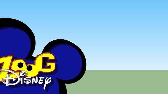 Zoog Disney Logo - Fanlogos) Zoog Disney logo 2002 | 3D Warehouse