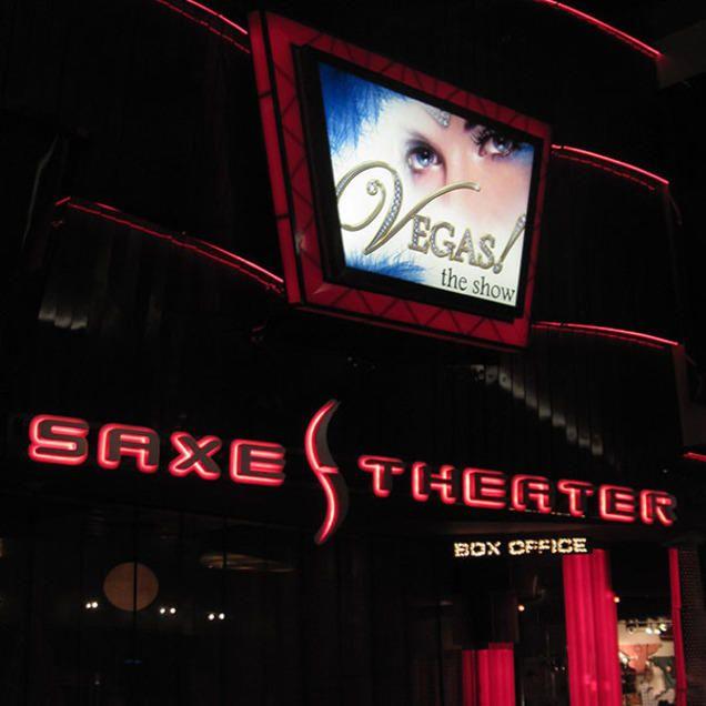 Saxe Theater Logo - Saxe Theater. Miracle Mile Shops, Las Vegas