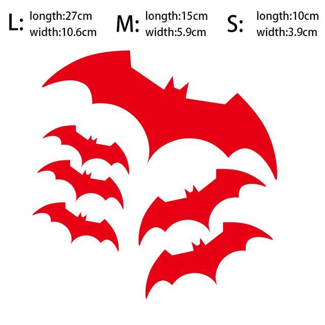 Red Auto Logo - KODASKIN 2D Emblem Car Stickers Bat Auto Logo Car Styling Batman ...