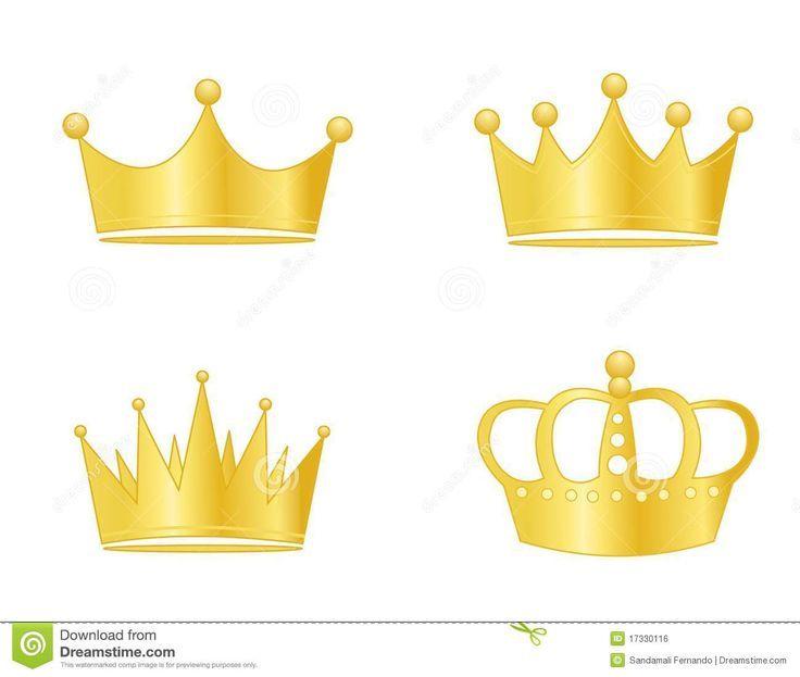 Gold Queen Crown Logo - Gold crown Logos