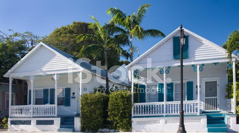 Multi Colored House Logo - Multicolored Houses IN Key West, Florida Stock Photos - FreeImages.com