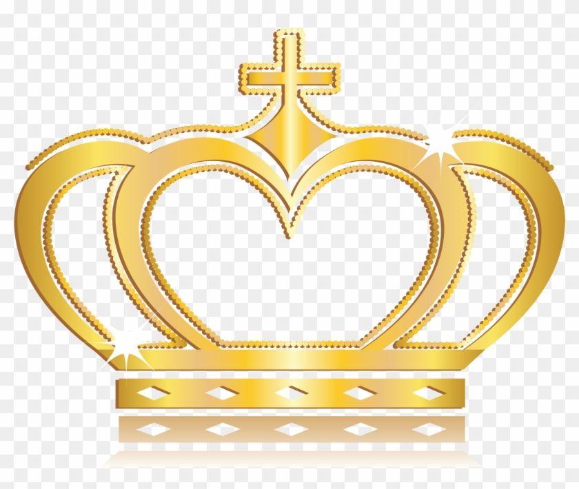Gold Queen Crown Logo - Vector Gold Crown - Queen's Gold Queen Crown Clipart - Free ...