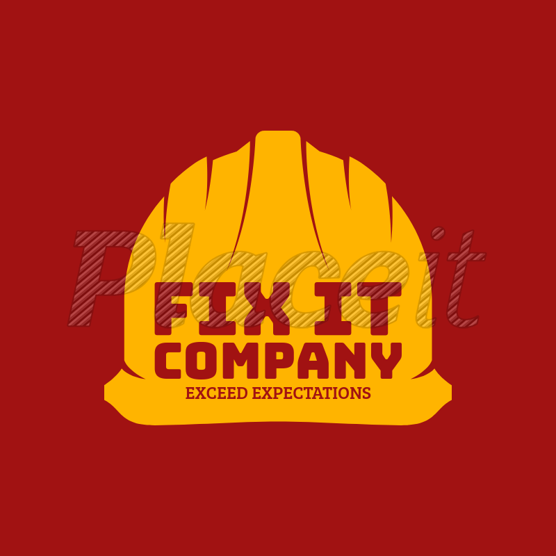 Hard Company Logo - Placeit - Construction Company Logo Maker with Hard Hat Icon