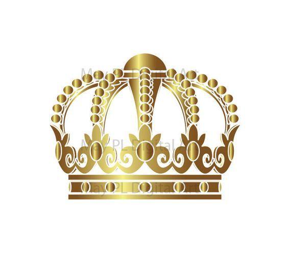 Gold Queen Crown Logo - Tiara gold crowns digital clip art crown royal clipart scrapbook