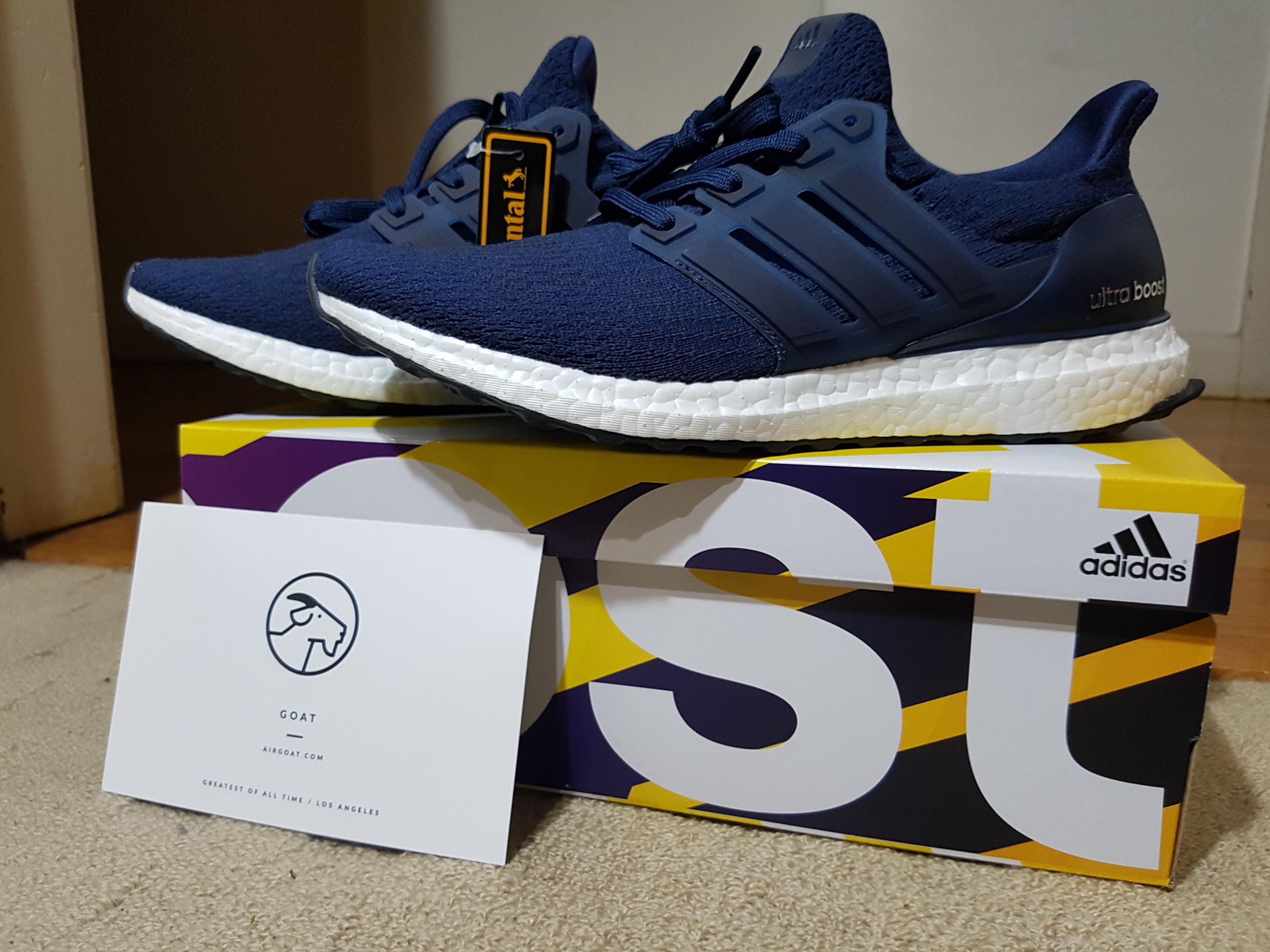 Navy Boost Logo - Pickup] Ultra Boost 3.0 