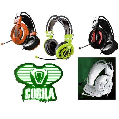 Cobra Gaming Logo - E Blue Cobra Gaming Headset and Mic - Various Colours
