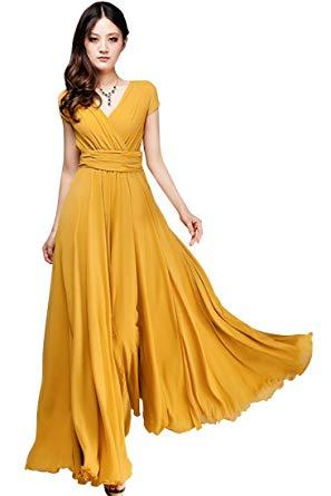 Fashion with Yellow Tree Logo - ASVOGUE Women's Pleated Dress yellow lemon tree 14: Amazon.co.uk