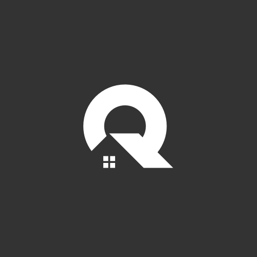 Cool Letter Logo - Cool looking logo incorporate the letter Q with Real Estate in ...