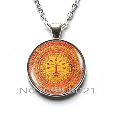 Fashion with Yellow Tree Logo - maoqunza Fashion Necklace Fashion Pendant，Buddhist Tree of life