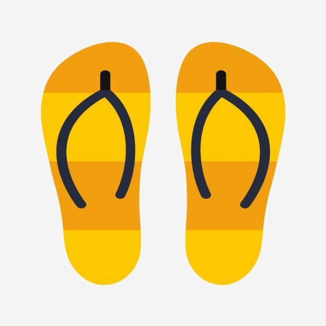 Fashion with Yellow Tree Logo - Vector Slippers Icon, Fashion Icon, Footwear Icon, Slipper Icon PNG