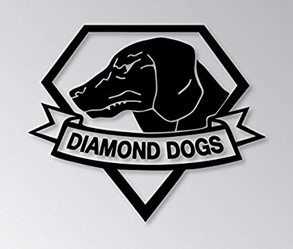 Metal Diamond Logo - Amazon.com: METAL GEAR SOLID VIDEO GAME DIAMOND DOG LOGO VINYL ...