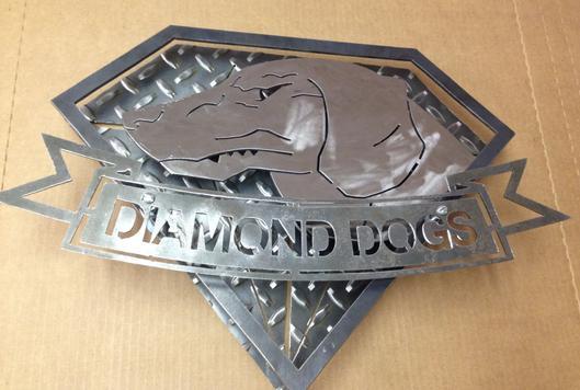Metal Diamond Logo - Diamond Dogs Logo from Metal Gear Solid 3D – Arclight CNC