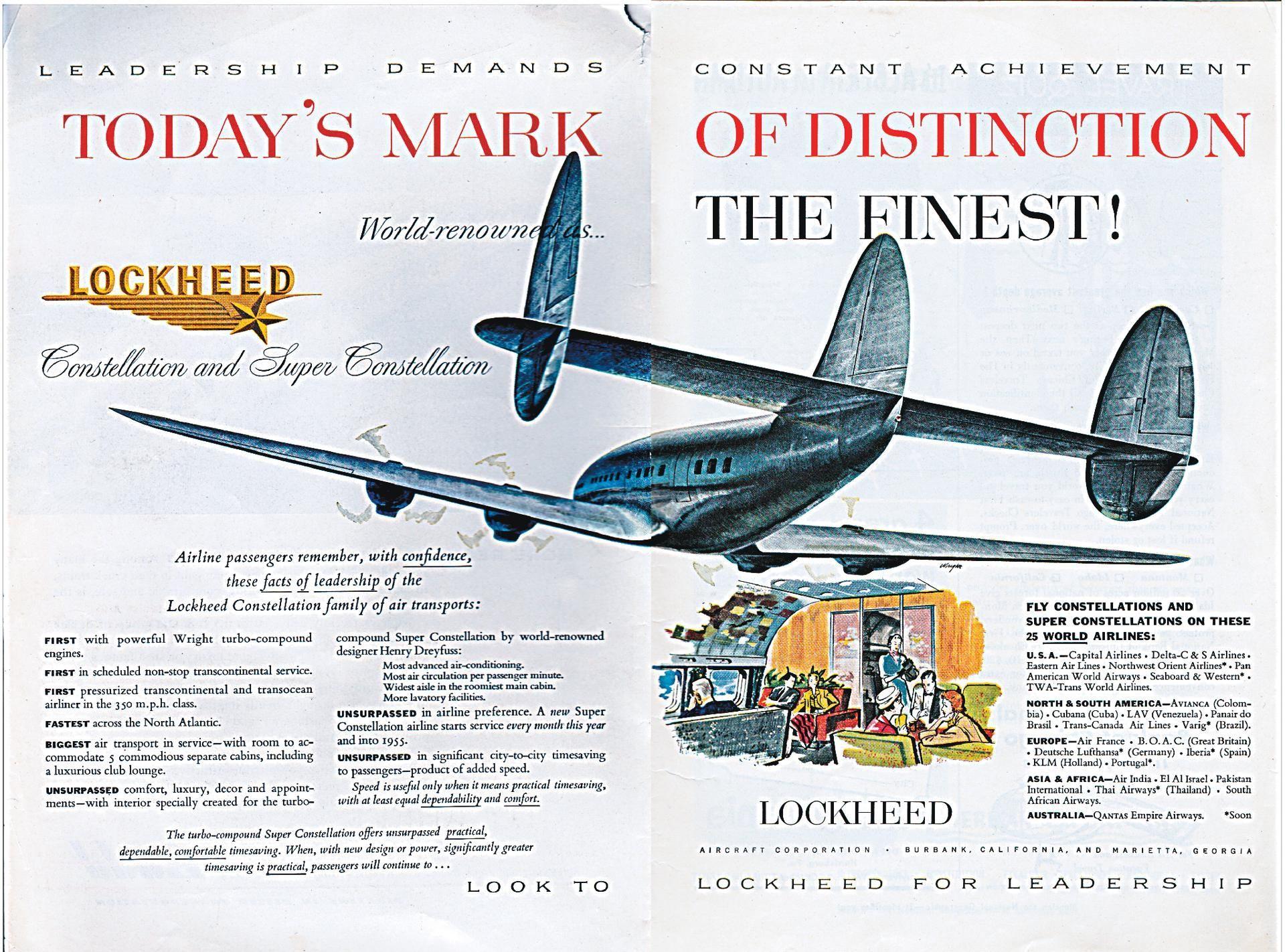 Old Lockheed Logo - The height of luxury - The Boston Globe | Laurance Allen | Pinterest ...