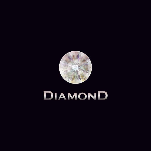 Metal Diamond Logo - Diamond logo design Vector | Free Download