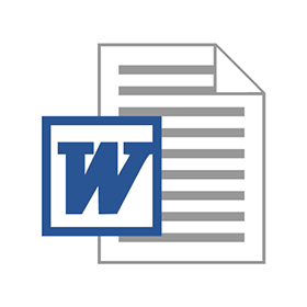 Microsoft Word Logo - Microsoft Word Doc logo vector