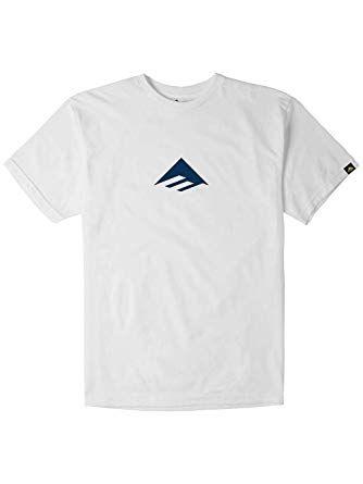 White Triangle Clothing Logo - Emerica Emerica Triangle Tee White/Camo: Emerica: Amazon.co.uk: Clothing