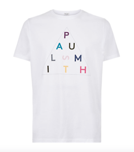 White Triangle Logo - Paul Smith T-shirt - BNWT White Triangle Logo Cotton T-shirt /Size ...