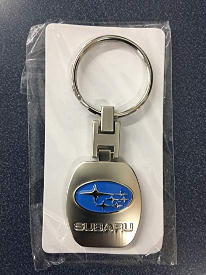 WRX Gear Logo - Subaru Gear Logo Chrome Key Tag Keyring Key Chain