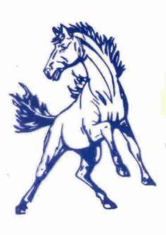 Mustang Horse School Logo - Best Wild Horse project image. Bird logos, Eagle logo, Sports logos