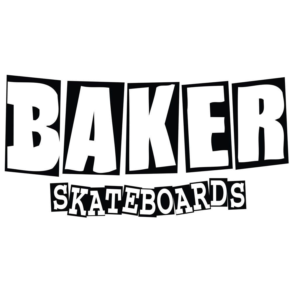 Baker Skateboards Logo - Baker Skateboards Brand Logo White Sticker